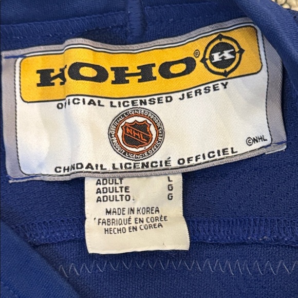 Toronto Maple Leafs Blue Jersey Hockey size Large - Picture 8 of 8